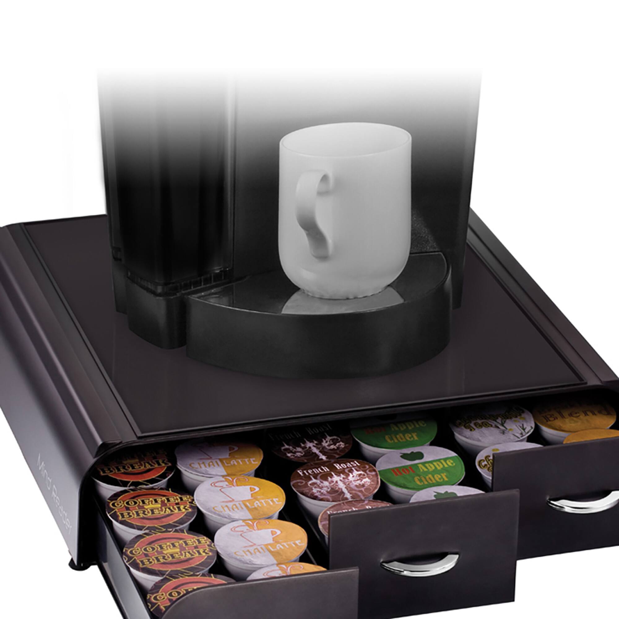 Mind Reader Black 36 Capacity 'Anchor' Triple Drawer Single Serve Coffee Pod Holder